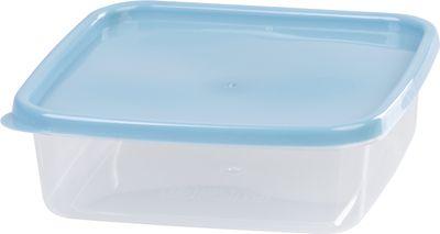 Dóza MagicHome Lunchbox set YH128 sada 4 ks, 1000 ml (17,7x17,7x5,8 cm), štvorcová, Clip