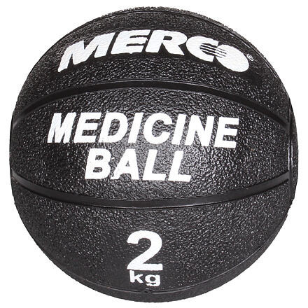 Merco Black gumená medicinbalová lopta 2 kg