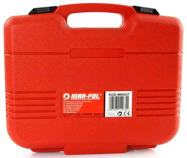 Sada na stlačenie pružín, pracovná dĺžka 180 mm, MAR-POL 1