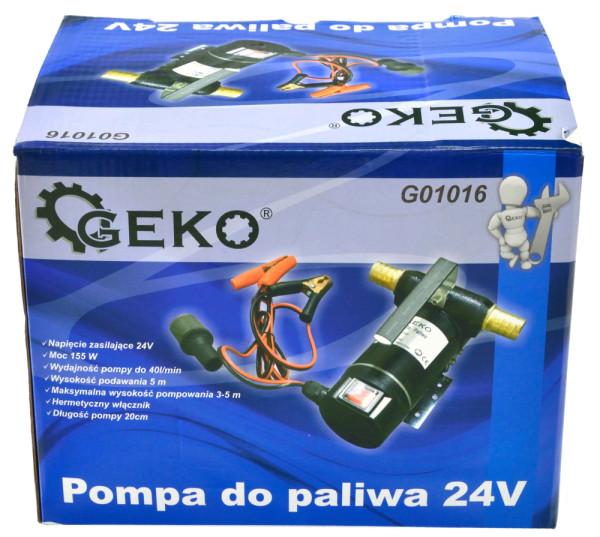 Čerpadlo na naftu a olej, 155 W, 24 V, 40 litrov/min, GEKO 6