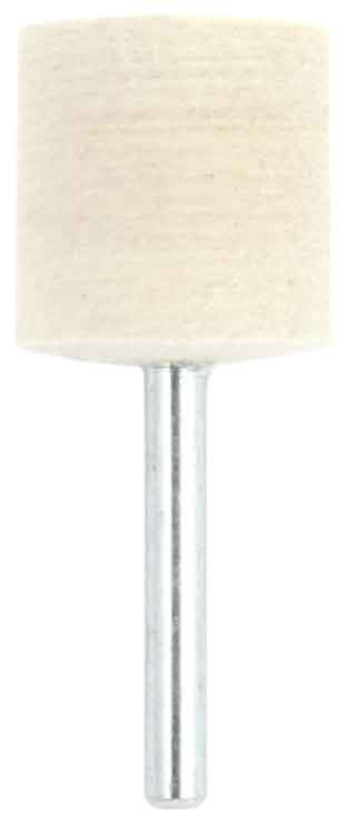 Leštiaci filc so stopkou 80 x 20 x 6 mm, valec, XL-TOOLS 2