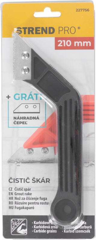 Nôž Strend Pro, karbidový, na odstraňovanie škárovacej hmoty 3