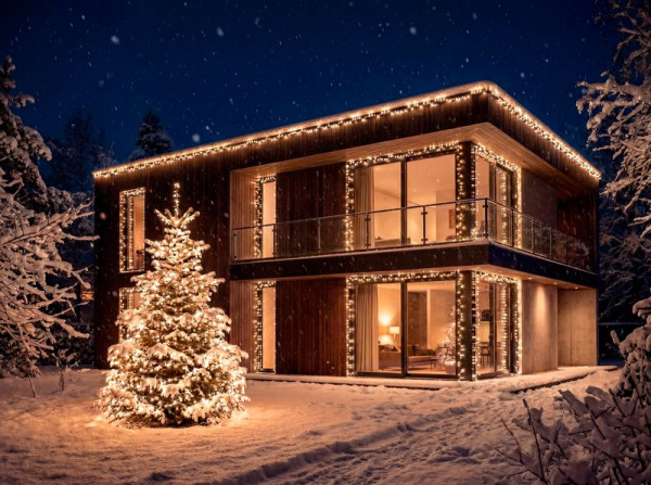 Reťaz MagicHome Vianoce, časovač, 500xLED, teplá biela, 10 funkcií, 25 m, IP 44 1