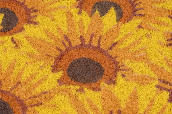 Rohožka MagicHome, pred dvere, Sunflowers, kokos/pvc, 45x75 cm 2
