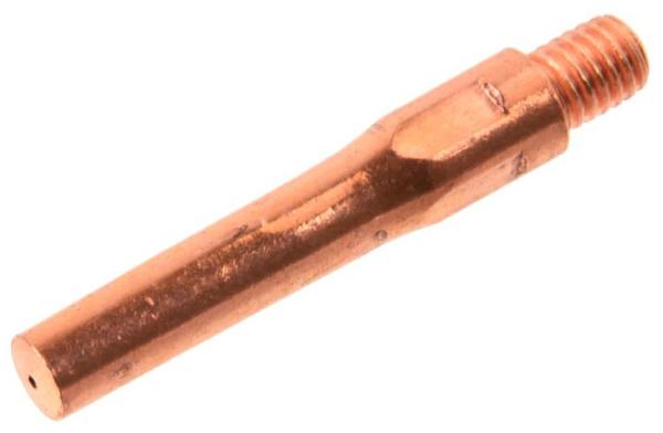 Náhradná špička pre zvárací horák priemer 0,8 mm, dĺžka 45 mm, GEKO