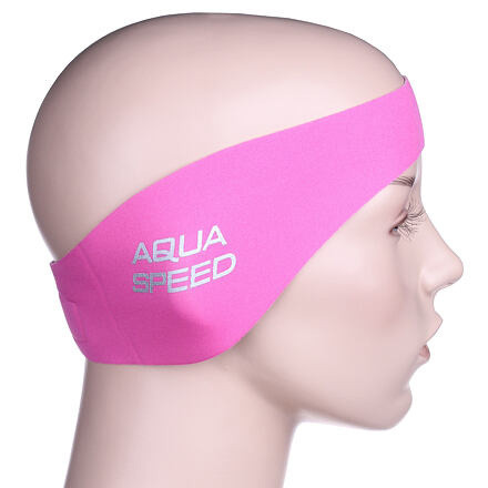 Aqua-Speed Ear Neo kúpacia čelenka junior ružová