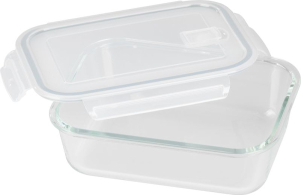 Dóza MagicHome, sklenená, obdĺžniková, 1500 ml, s vekom, s ventilom na odvetrávanie 1