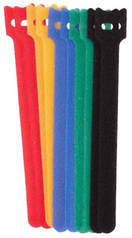 Páska farebná na suchý zips 150 mm x 12 mm, 12 ks, GEKO