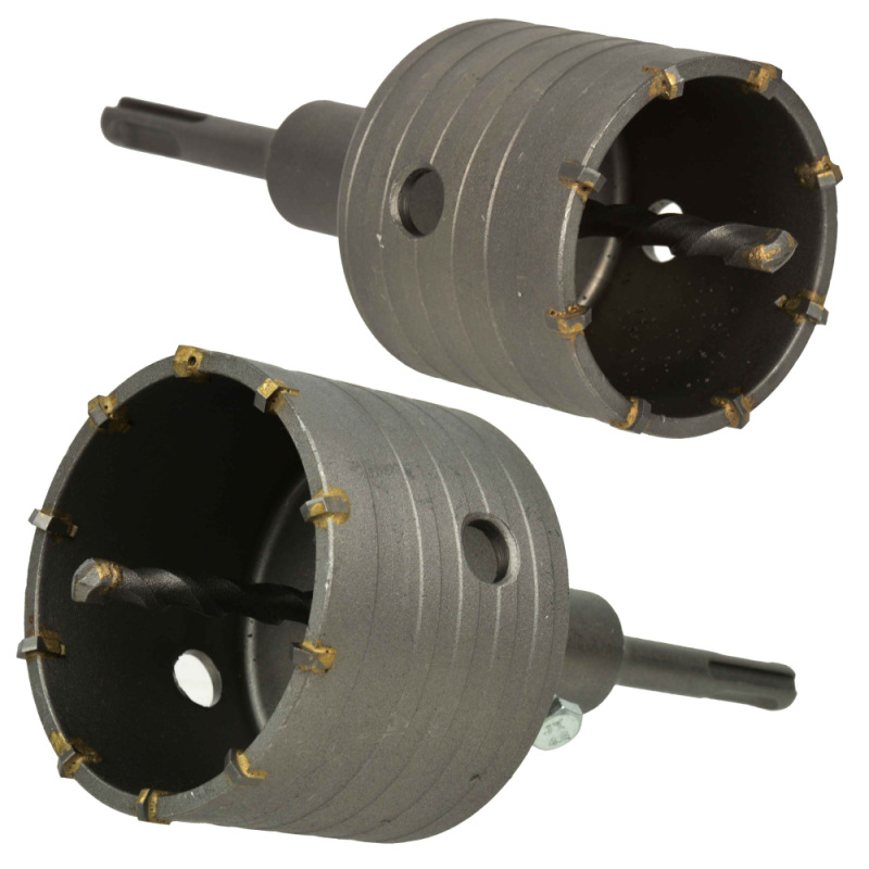 Korunka vykružovacia SK, 80 mm, závit M22 s adaptérom SDS plus, GEKO