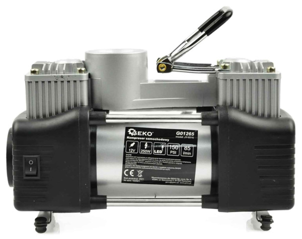 Automobilový kompresor do zásuvky 12V, 10bar, 250W, GEKO 3