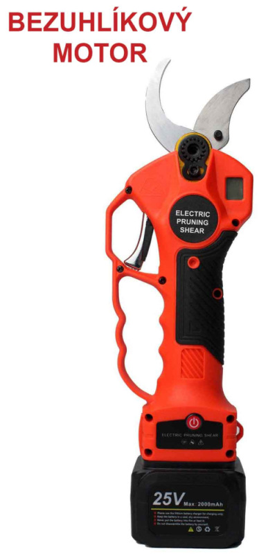 Akumulátorové záhradnícke nožnice,1x batéria 2Ah, 25V, 1x nabíjačka, max. rez 40mm VASKO