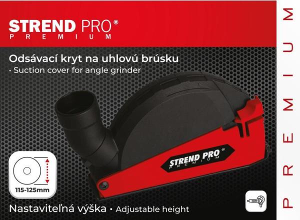 Kryt Strend Pro CDS5, odsávací, 115/125 mm, na uhlovú brúsku, na frézovanie 8