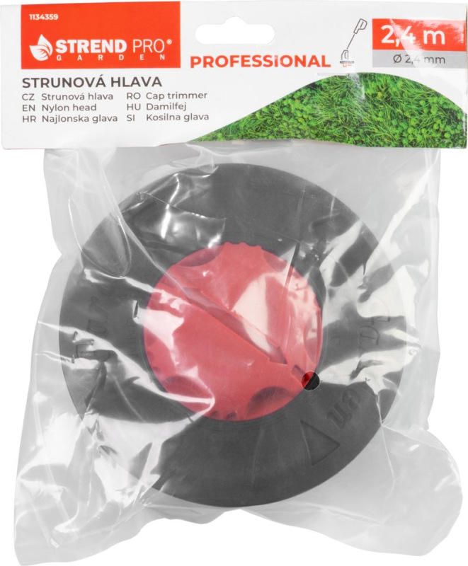 Hlava Strend Pro Garden, na krovinorez, strunová, na silon, náhradná, čierna, Profi 2