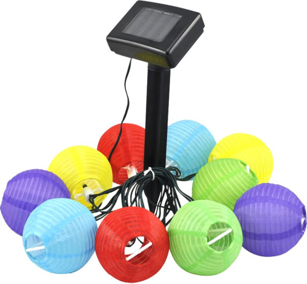 Retaz Solar Draco, 8 cm, 10 lampiónov