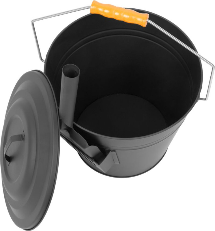 Vedro Strend Pro na popol, s lopatkou, 12 lit., 30x25 cm 2