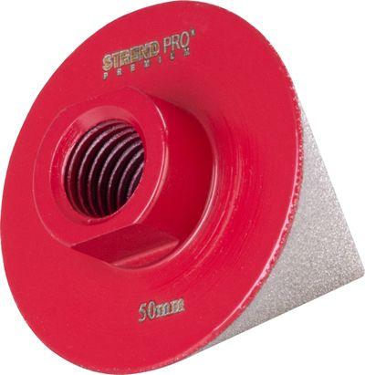 Fréza Strend Pro Premium DCB14, 0-50 mm, M14, korunka, ostrý kužeľ na opracovanie dier, diamant, pro 1