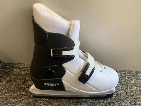 Truly chlapčenské zimné korčule Junior biela/čierna M(37-40)