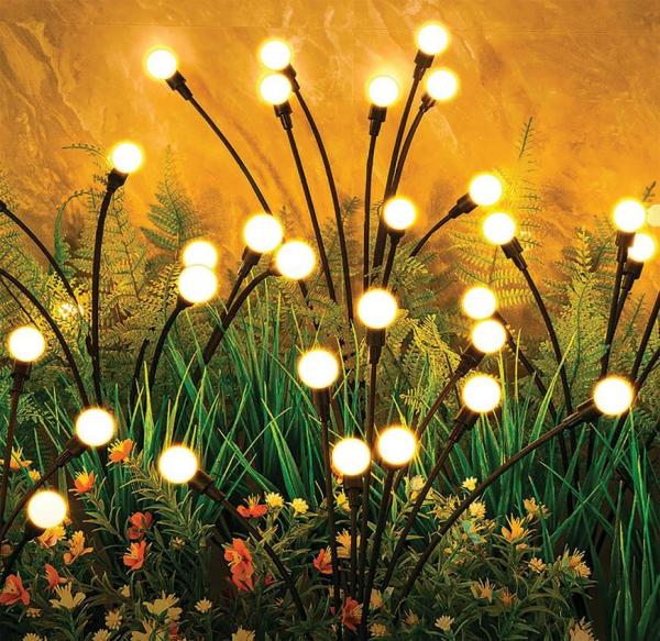 Lampa Strend Pro Garden Firefly, solárna, 6x LED, nerez, 72 cm 1