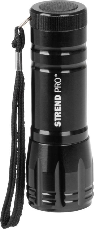 Svietidlo Strend Pro Flashlight FL004, COB 100 lm, AluBody, 3xAAA, Sellbox 12 ks