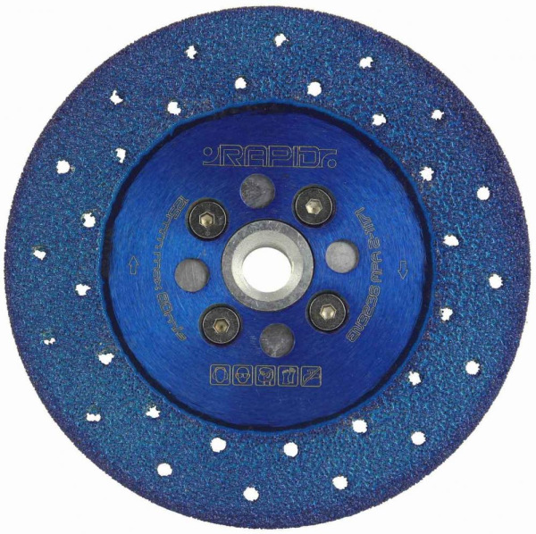 Diamantový kotúč 125x22,2x2,7 mm na rezanie a brúsenie žuly, kameňa, obkladačiek, MAR-POL 1