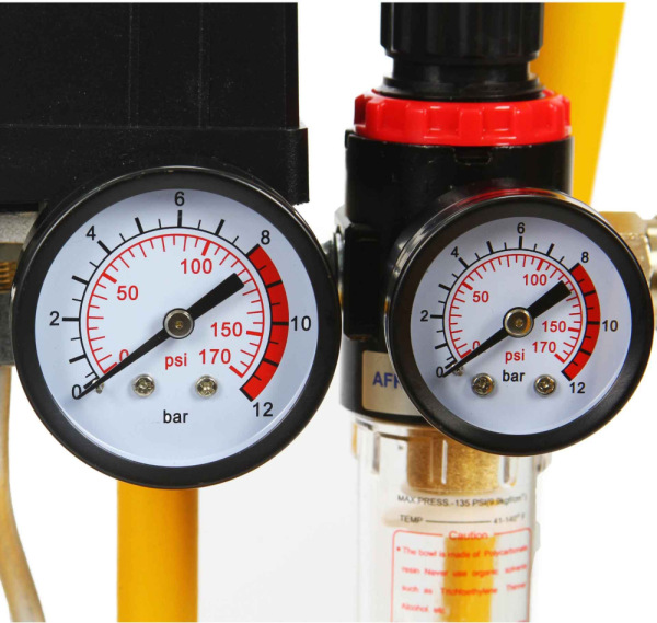 Kompresor olejový 1-piestový 1,5 kW, 216 l/min, 230V, vzdušník 24 litrov, HURAGAN 7