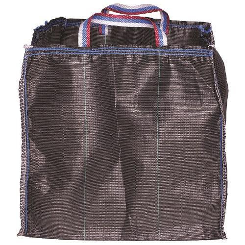 Vak BigBag TOF2, 70x70x70 cm, čiernobiela, rovné dno, PP, 2 uši