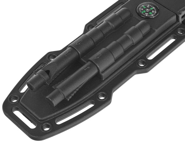 Taktický nôž BLACK Survival 275/135 mm s púzdrom, GEKO 4