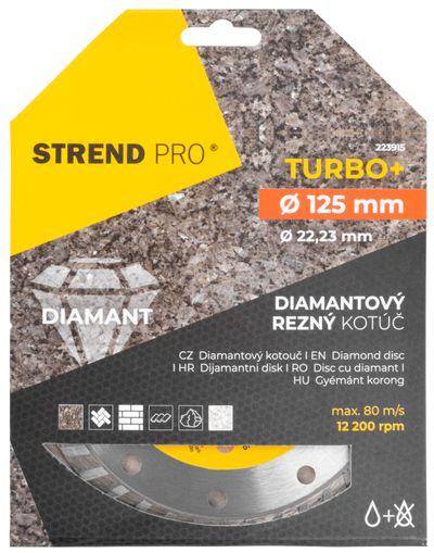 Kotúč Strend Pro 521C, 125 mm, diamantový, Turbo + 1