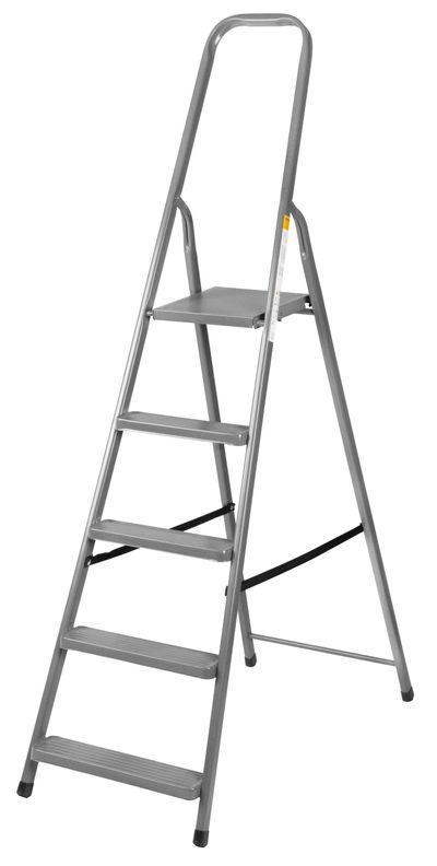 Schodíky Strend Pro ST-D4, 4 stupienkové, oceľové, rebrík, 149 cm, nosn. 125 kg
