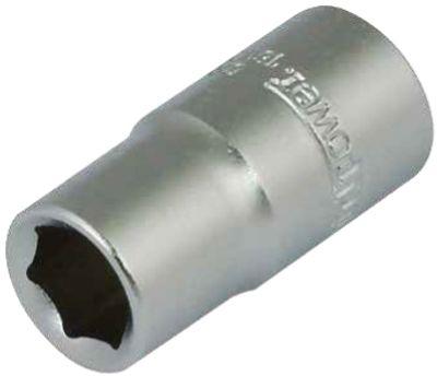 Hlavica Whirlpower® 16121-11, 14 mm, 1/4", Cr-V, 6-point, krátka