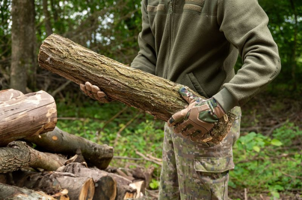 Rukavice Strend Pro Camo, pracovné, camouflage, veľkosť 9/L 2