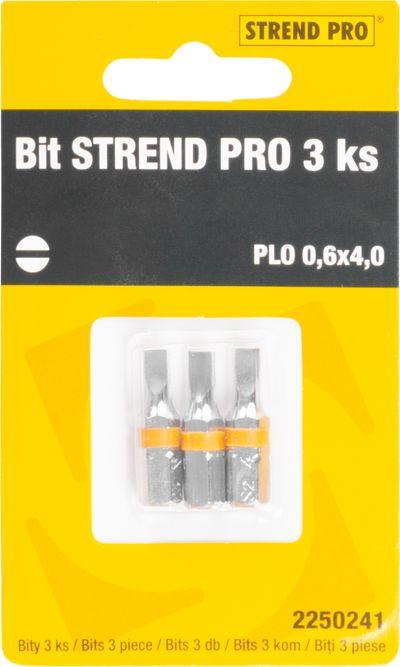 Bit Strend Pro Plochý 0,6x4, bal. 3 ks 1