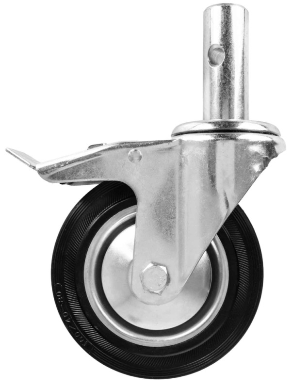 Koleso na lešenie s brzdou 160 mm, nosnosť 125 kg, GEKO 1