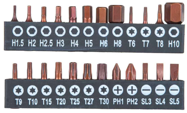 Skrutkovač momentový 1/4" 1-6 Nm + príslušenstvo, TVARDY 6