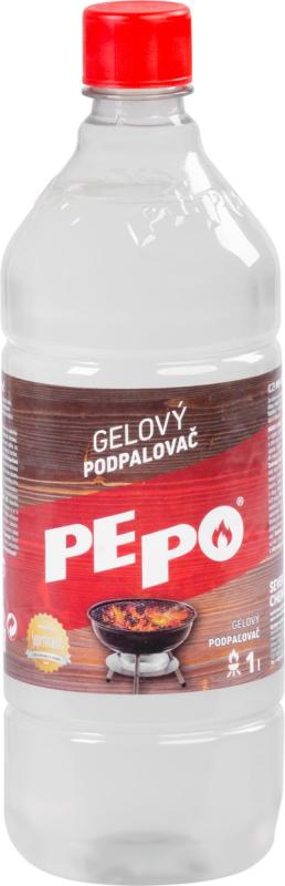 Podpaľovač PE-PO® gélový, 1000 ml, rozpaľovač na gril, kachle, krby, pece