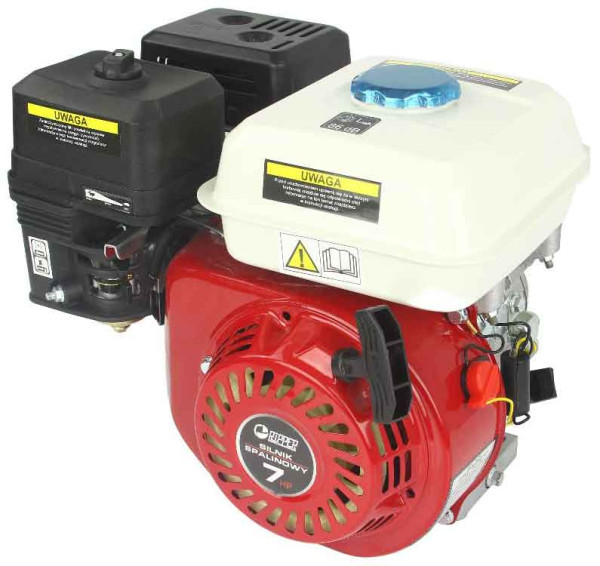 Benzínový štvortaktný spaľovací motor, 223 cm3, výkon 7,0 kW, hriadeľ 19 mm, MAR-POL 4