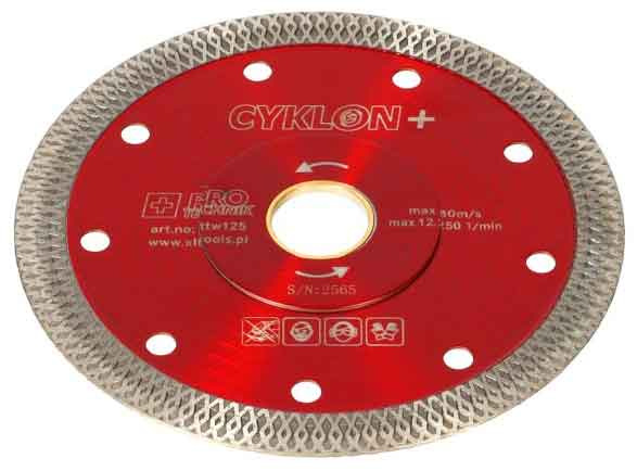 Diamantový kotúč extra tenký 125 x 1,2 x 22,2 mm, CYKLON 2