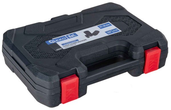 Sada 1/2" úderových hlavíc 12HRAN 27-36 mm a 6HRAN H14-H19 v kazete, GEKO 6