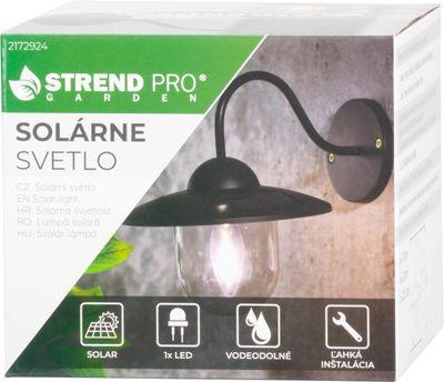 Lampa Strend Pro Garden, solárna, svietidlo na stenu/plot, 1x LED, 23,5x18x20 cm 3