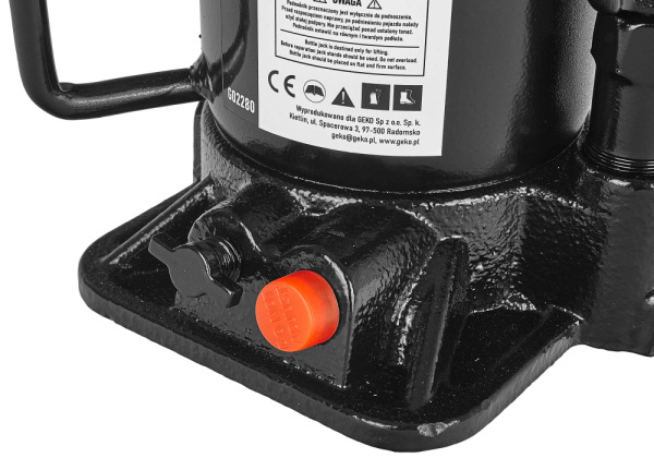 Zdvihák hydraulický dvojstupňový, nosnosť 4.000kg, zdvih 160-365 mm, GEKO 5