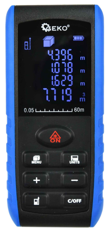 Laserový diaľkomer 60 m, LCD HD, GEKO 1