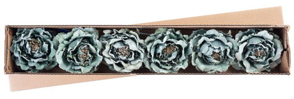 X Kvet MagicHome, pivónia, zelená, stonka, veľkosť kvetu: 11 cm, dĺžka kvetu: 21 cm, bal. 6 ks 1