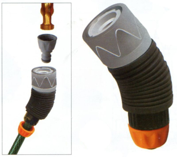 Spojka Ai3451 Softface • 1/2-5/8", Flexibilná, ohybná, zavlažovacia, záhradná, na hadicu