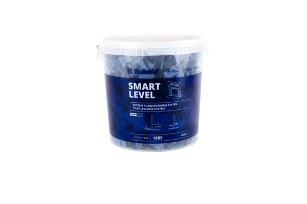 Spony SMART LEVEL 1885, nivelačné, 1mm, pre dlažbu 3–16mm, vedro 20L, bal. 800ks