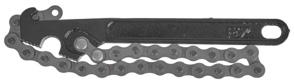 Kľúč reťazový na olejový filter, rukoväť 225mm, reťaz 480 mm, GEKO 2