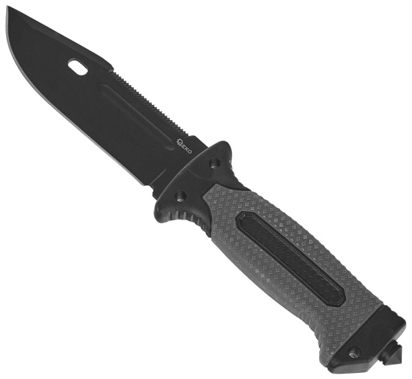 Taktický nôž BLACK Survival 275/135 mm s púzdrom, GEKO 11