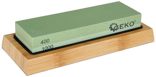 Sada brúsnych kameňov s vodiacou lištou a koženým pásom, zrnitosť 400-8000, GEKO 6