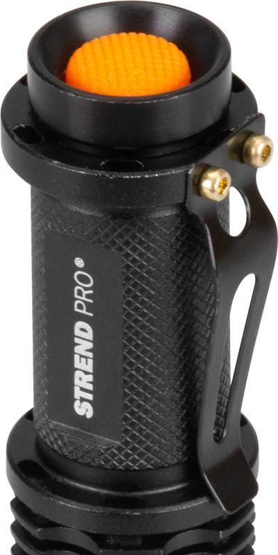 Svietidlo Strend Pro Flashlight NX1040, 3 W, 70+65 lm, s bočným svetlom, Zoom, 1xAA, Sellbox 12 ks 4