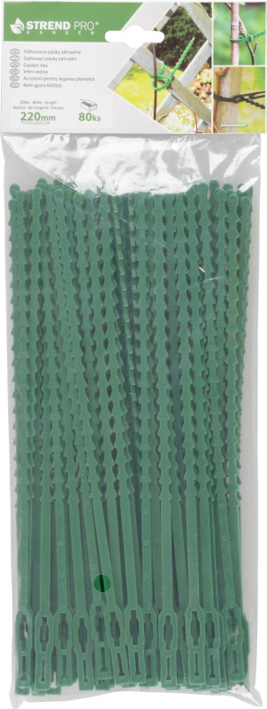 Páska Garden HG6171-C, viazacia na rastliny, bal. 80 ks, zelená, 220 mm 1