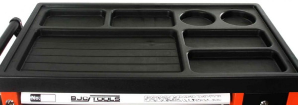 Dielenský vozík na náradie so 7 zásuvkami, vybavená náradím, 298-dielna, BJC 6